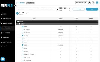 MONiPLAT モニプラット画面:メール通知設定